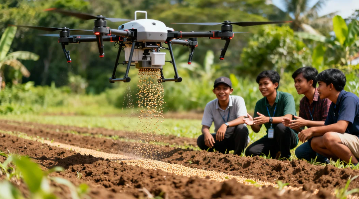 Peluang Usaha Bisnis Drone untuk Kegiatan Pertanian